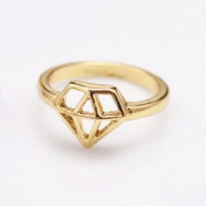 Diamond Ring - Gold - Trinket Square