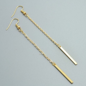 Bar Earrings - Gold - Trinket Square