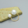 Duo Pearl Ring - Gold - Trinket Square