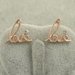 Love Stud Earrings - Trinket Square