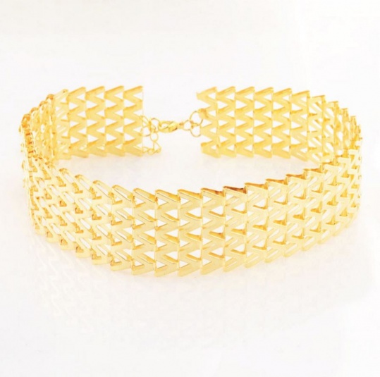 Gold Bling Choker - Trinket Square (1)